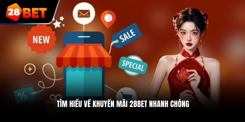 Tìm hiểu về khuyến mãi 28bet nhanh chóng